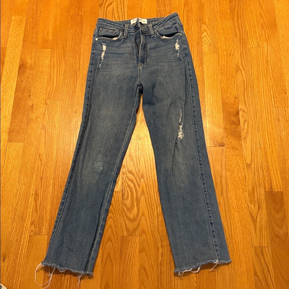 Just Black Women's Straight Leg Jeans - Blue
